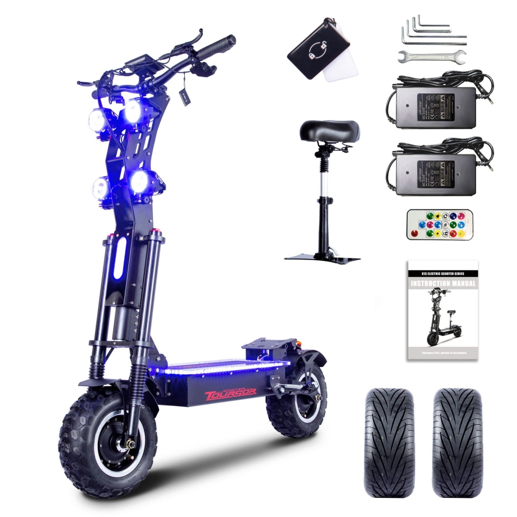 14″ 10000W 72V 50A Off Road Electric Scooter