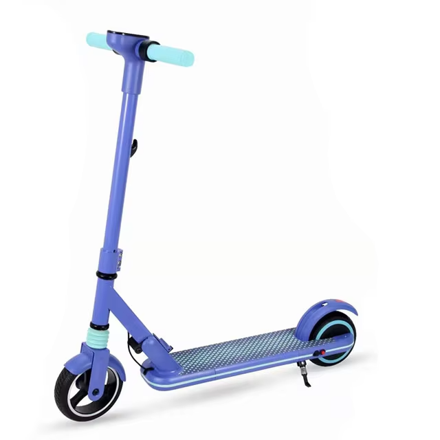 130W 6.5 Inch Kids Folding Electric Scooter  with Front Suspension