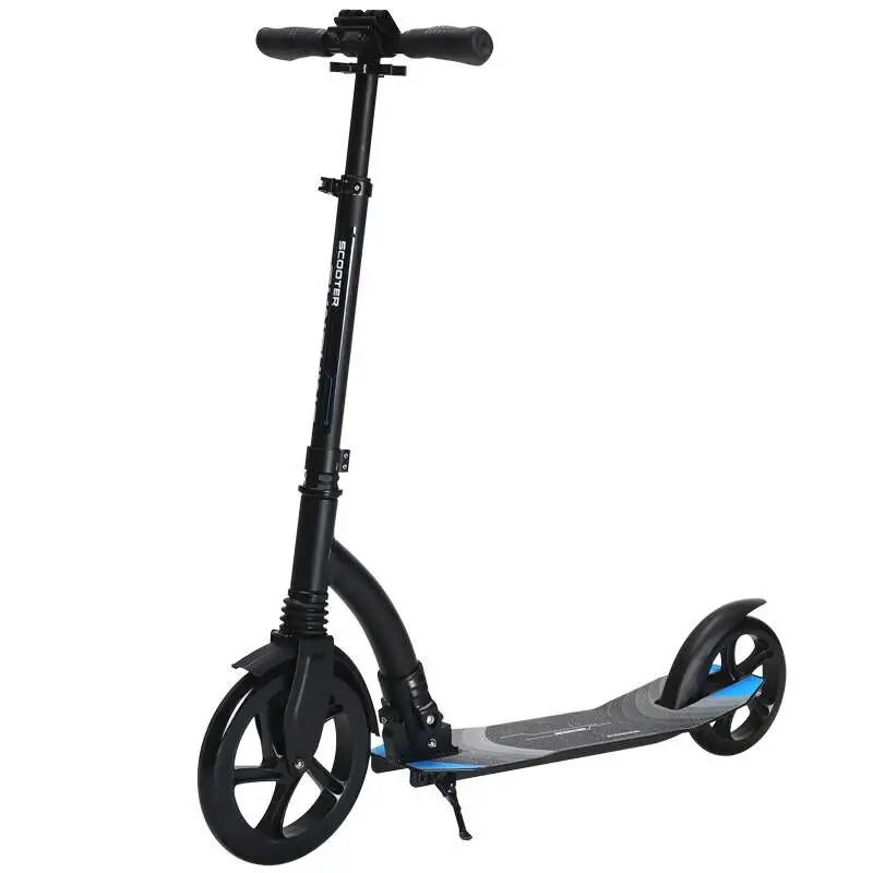 230mm Large Wheels Quick Folding Adult Scooter