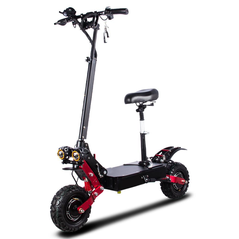 11″ 5600W 60V 28A Off Road Electric Scooter  with U7 Head Light