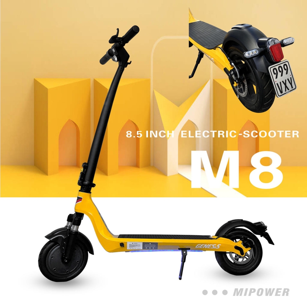 350W Bluetooth E-scooter 8.5 Inch Electric Scooter with Suspension