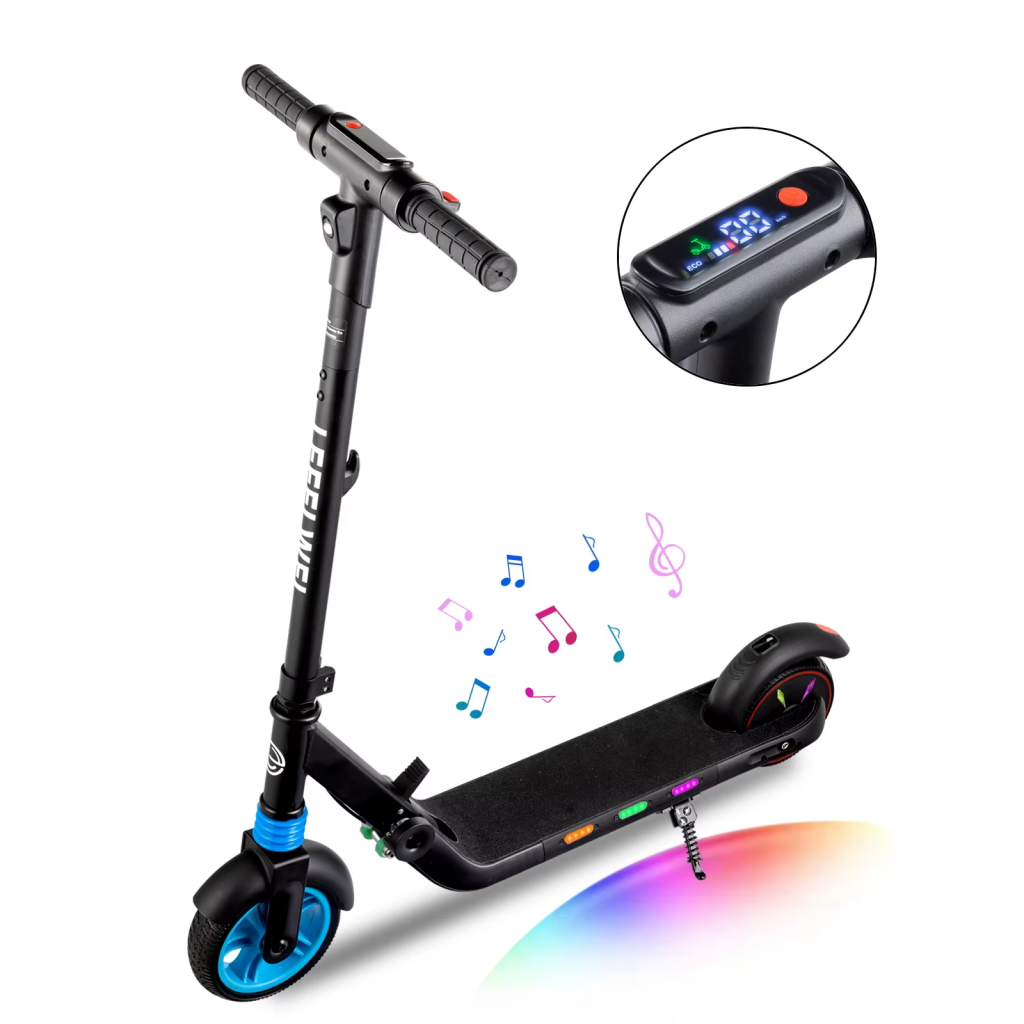 130W Motor Kids Music Electric Scooter with Bluetooth