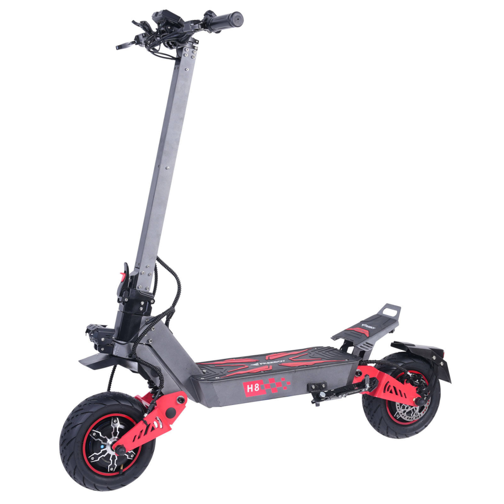 11″ Off Road Folding Electric Scooter with Dual Suspension