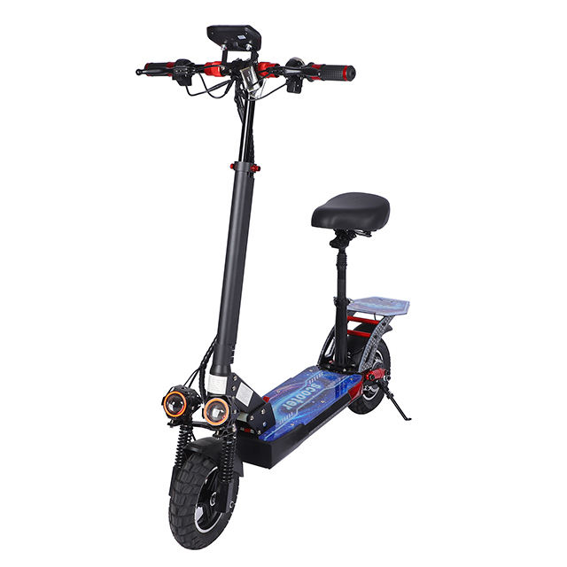 500W 48V 10A 10 Inch Bluetooth Electric Scooter with NFC Key
